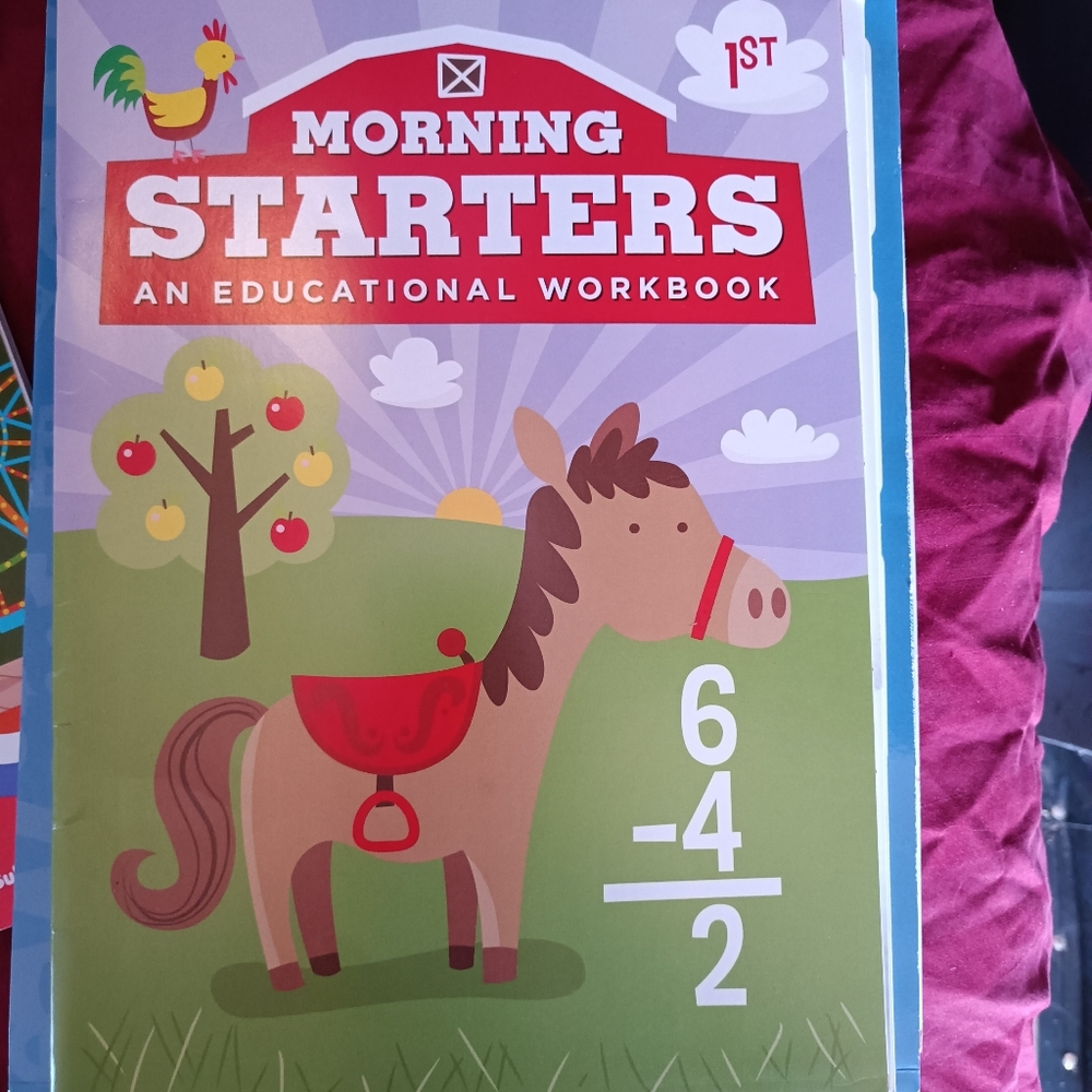5/$25 Kids Homeschool Curriculum Workbook Summer Reading Kindergarten Math - Picture 5 of 8